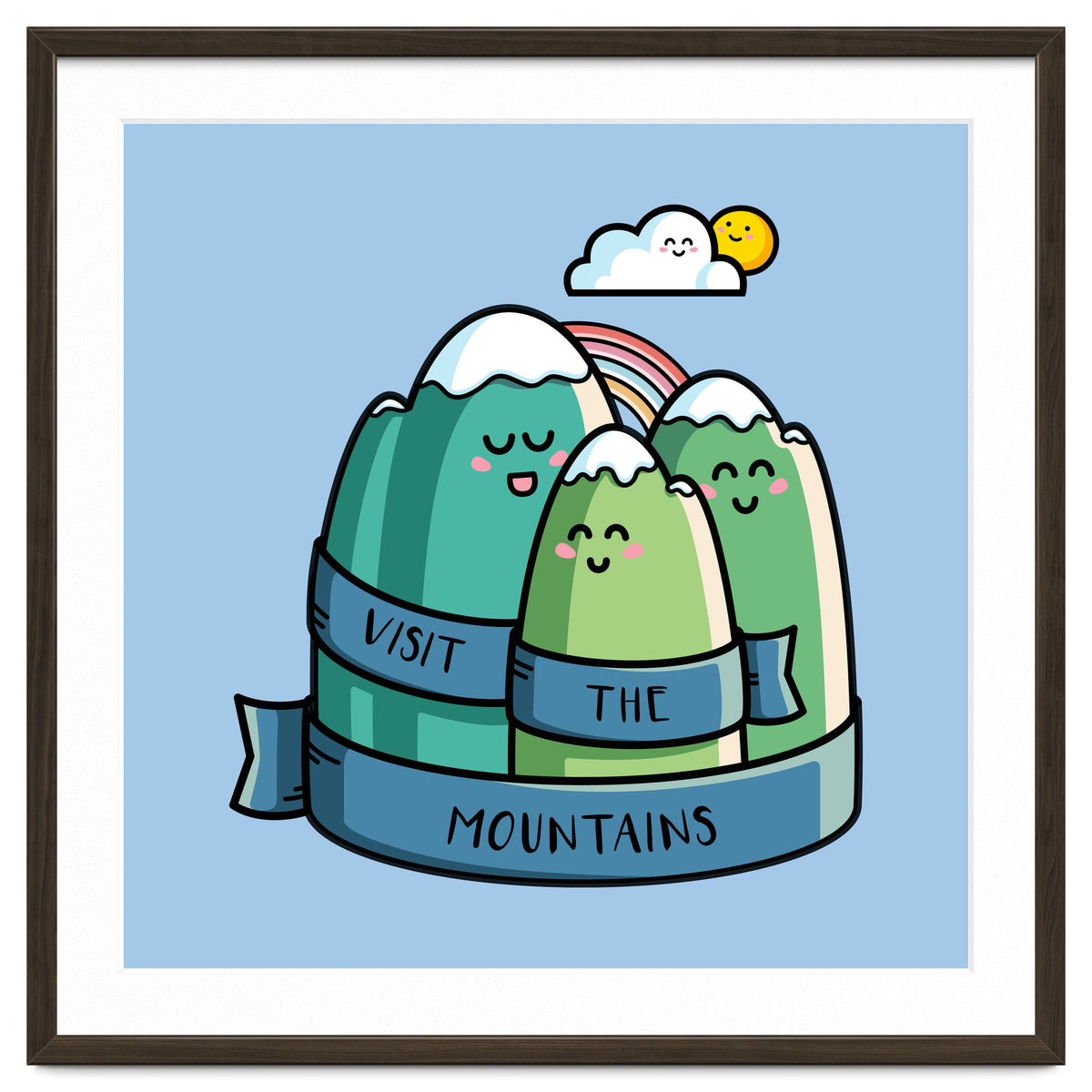 Kawaii Cute Visit the mountains