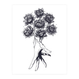 Hand With Lotuses (Print Only) thumbnail