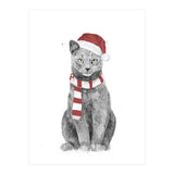 Xmas Cat (Print Only) thumbnail