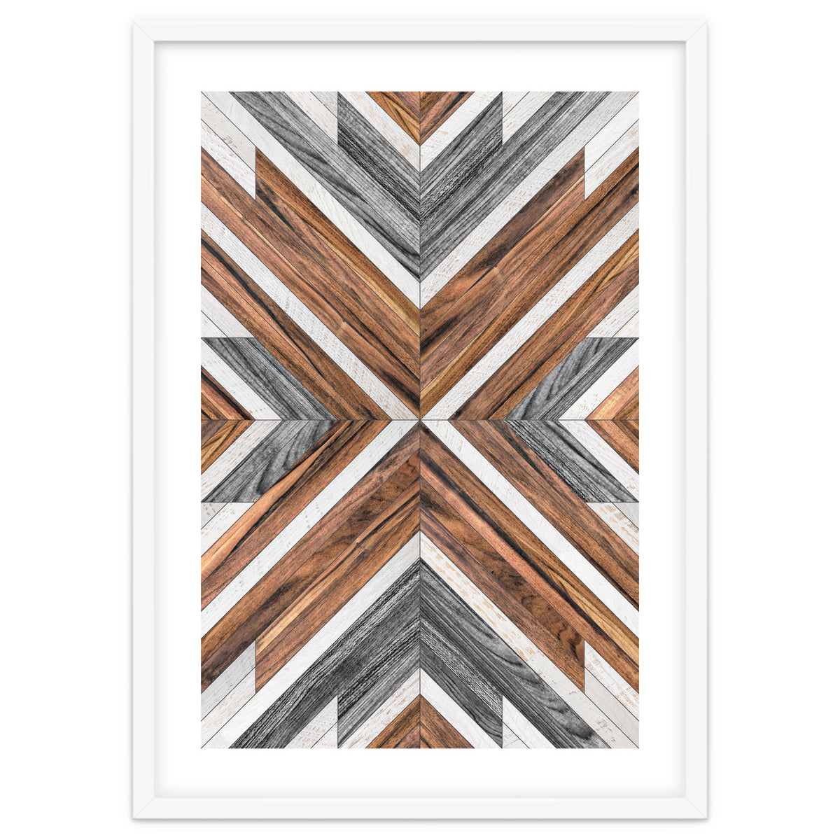 Urban Tribal Pattern No.4 - Wood
