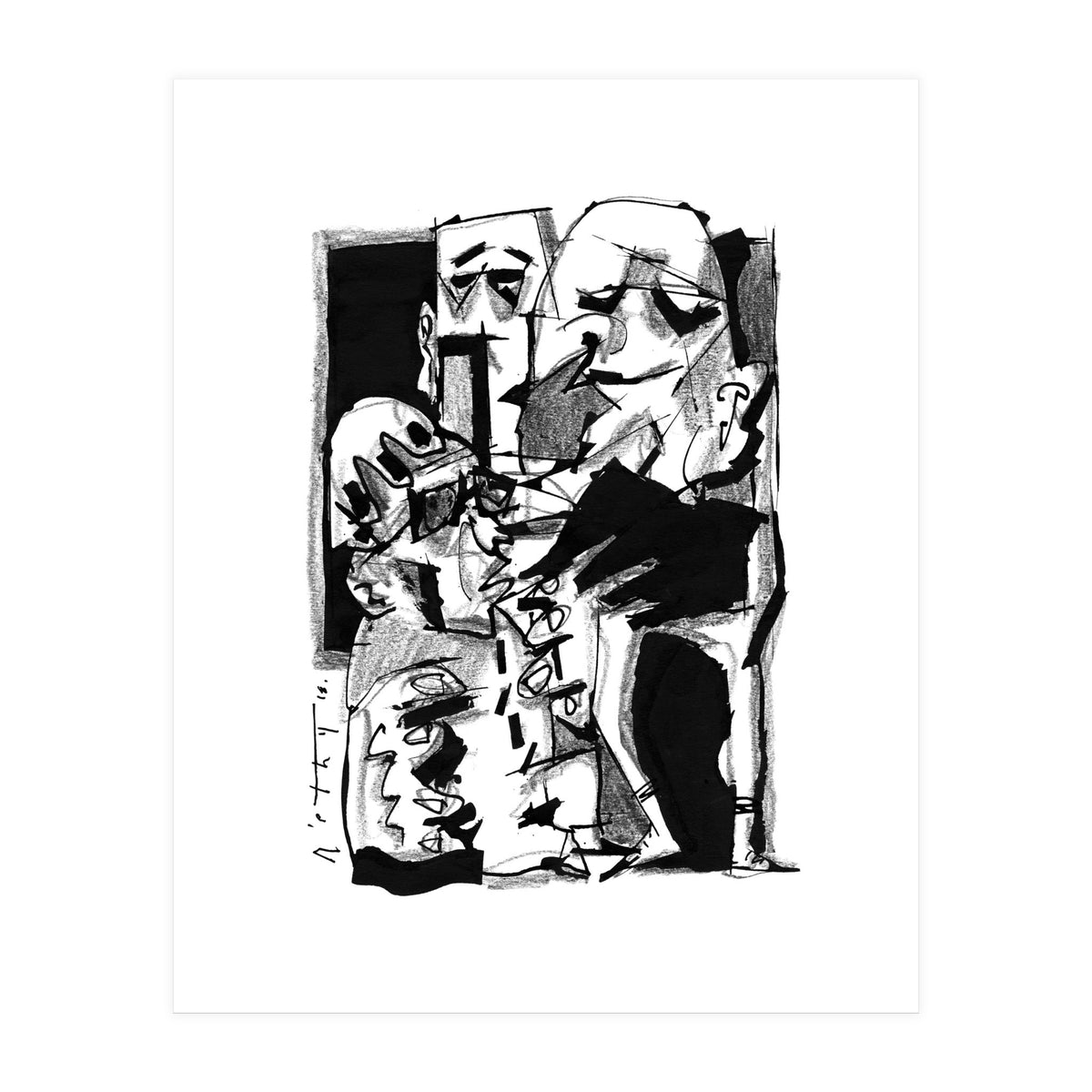 Chapter One: Never Talk With Strangers - b&w (Print Only)