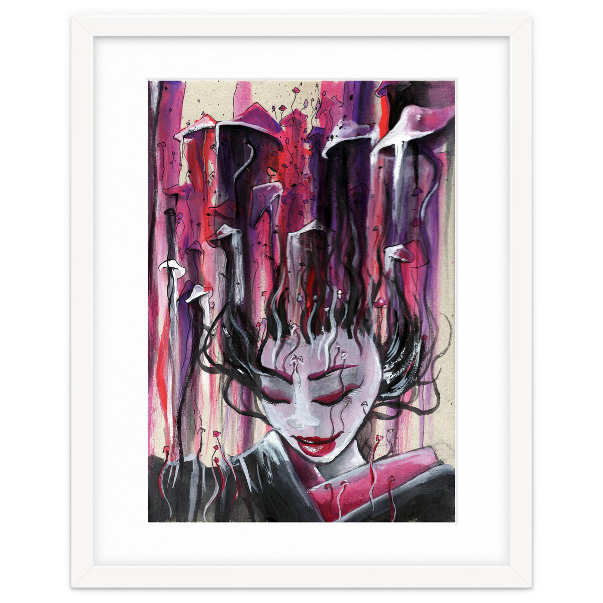 Geisha in Mushrooms: The Surrealistic Concubine