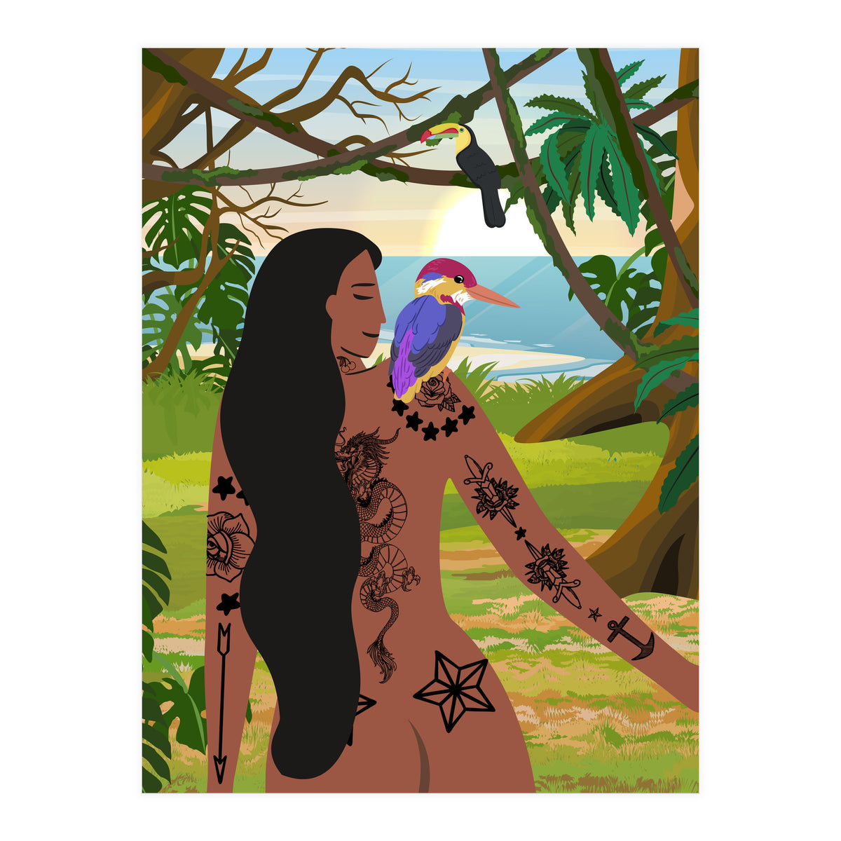 Ceyx Erithaca and Me (Print Only)