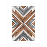 Urban Tribal Pattern No.4 - Wood (Print Only) thumbnail