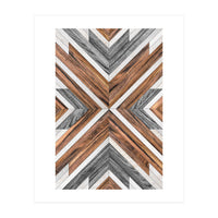 Urban Tribal Pattern No.4 - Wood (Print Only)