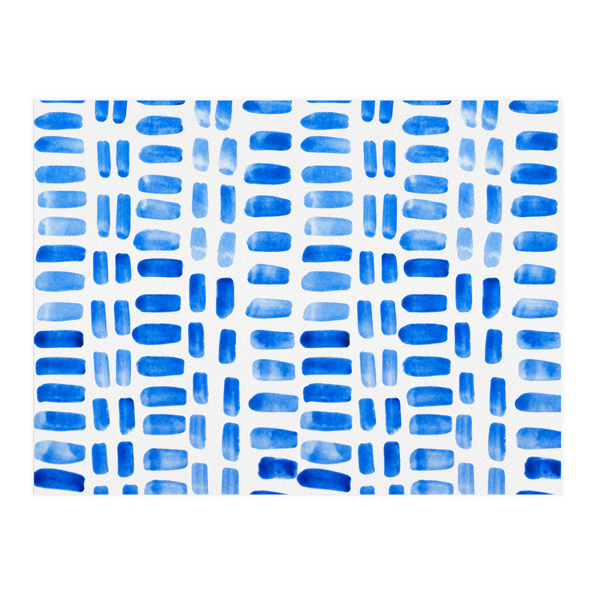 Blue abstract rectangles (Print Only)