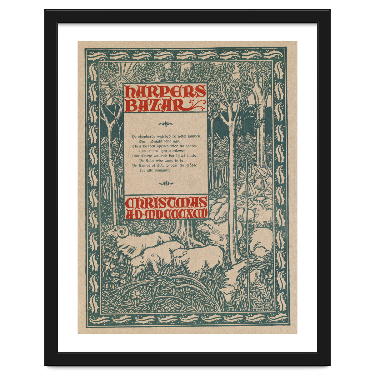 Harper's Bazar Christmas Advertisement