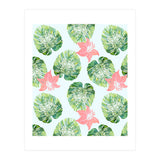 Monstera + Pink (Print Only) thumbnail