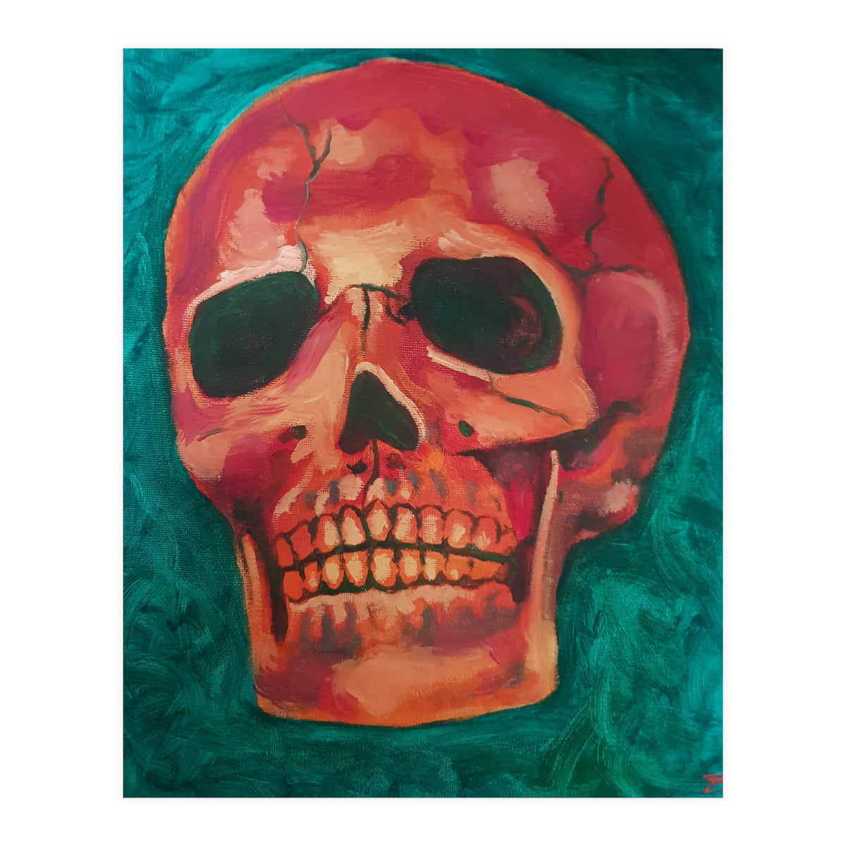 evil skull (Print Only)