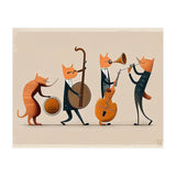 Cats Playing Jazz (Print Only) thumbnail