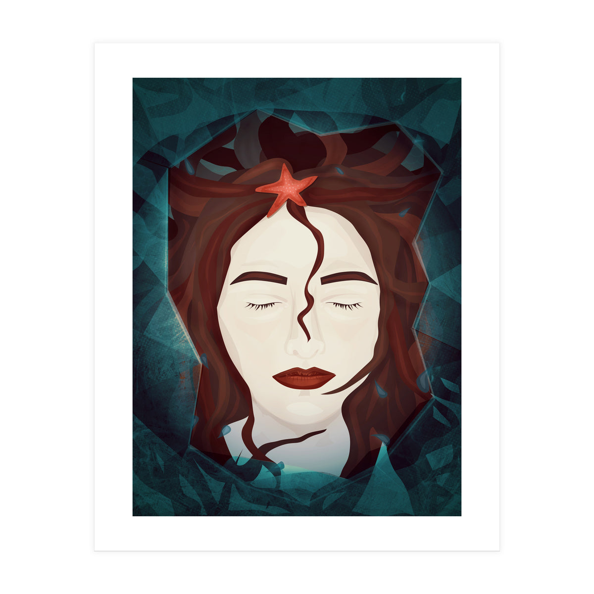 Sleeping with the Fishes (Sleeping Beauty Series) (Print Only)