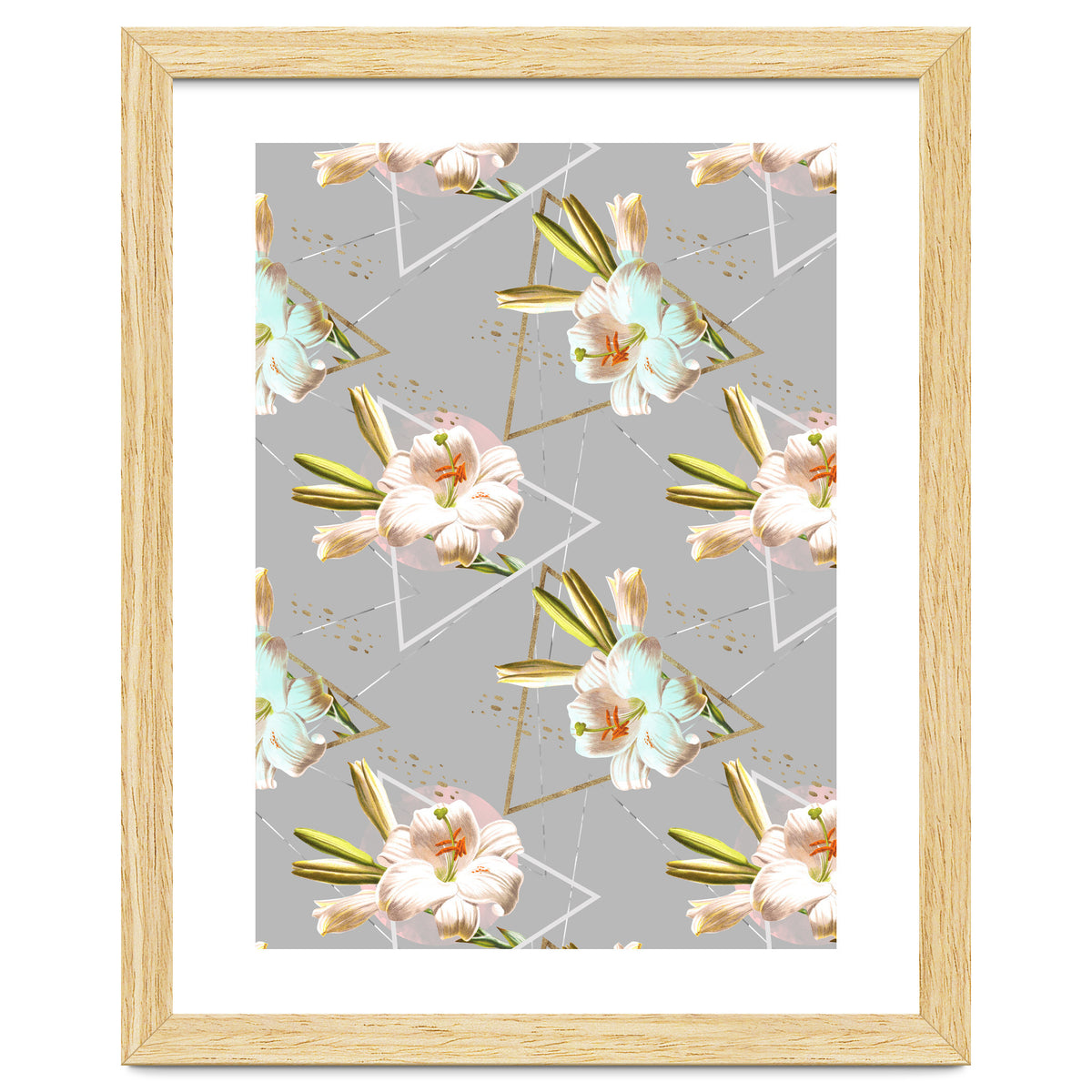 Botanical blooming with geometric 02