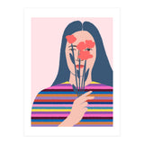 Girl With Flowers (Print Only) thumbnail