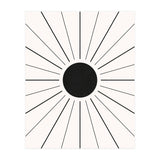 SUN IN LINES - BLACK (Print Only) thumbnail