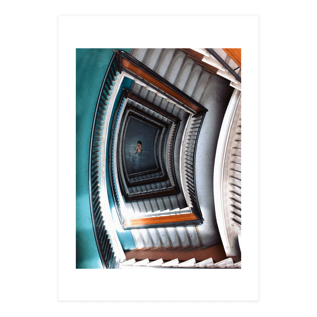 spiral stairs (Print Only)