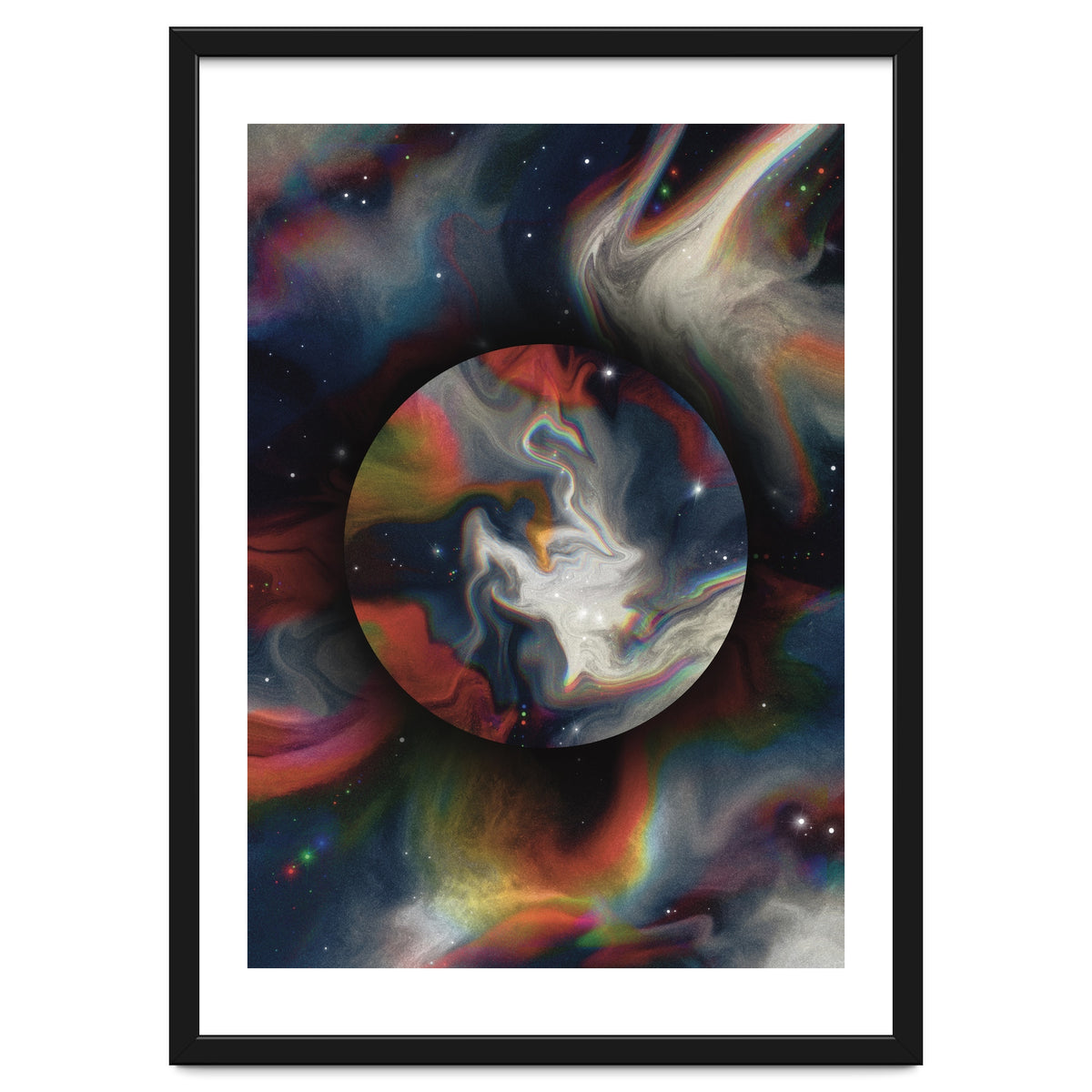 Planet Space Marble Black Hole