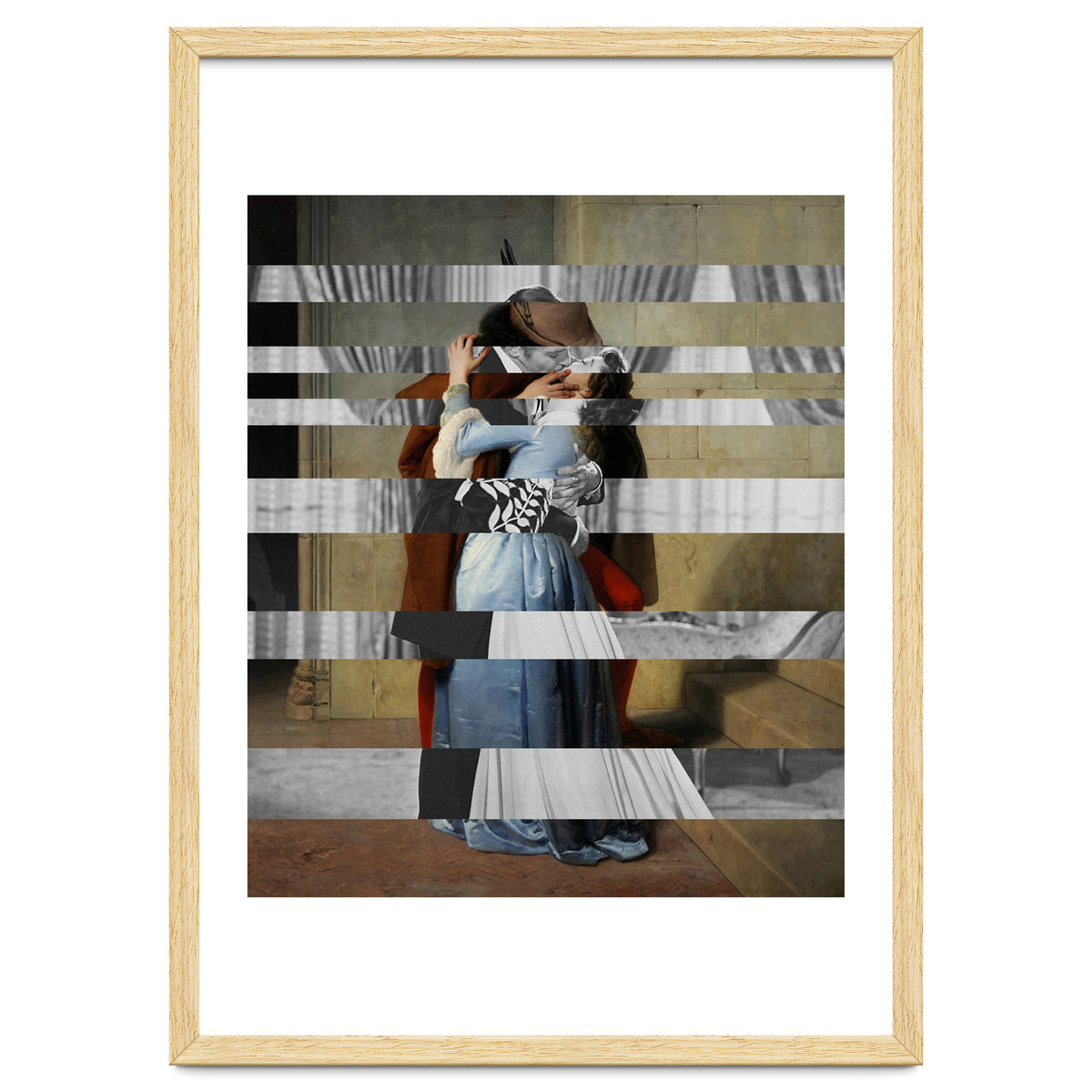 Hayez's "The Kiss" & Clark Gable and Vivien Leigh