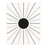 SUN IN LINES - BLACK (Print Only) thumbnail