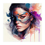 Watercolor Carnival Woman #8 (Print Only) thumbnail