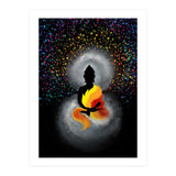 Cosmic Buddha Colourful by Poonam Shah (Print Only) thumbnail