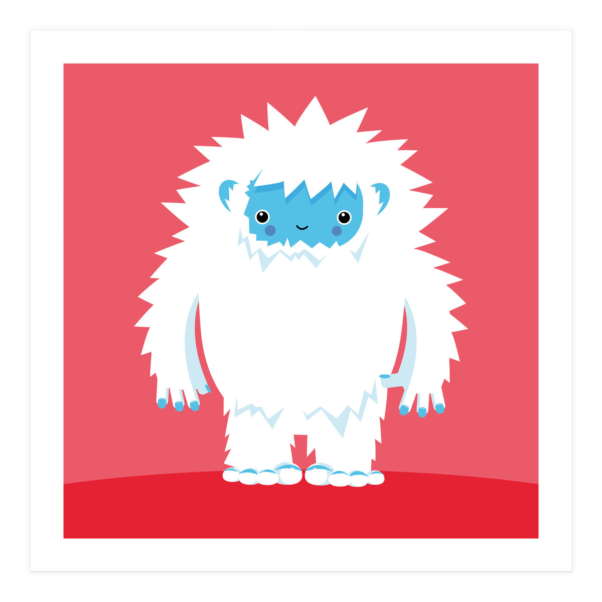 Big Hugs Kawaii Yeti (Print Only)