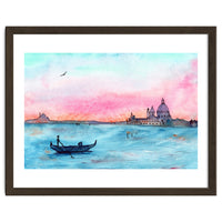 Sunset in Venice || watercolor