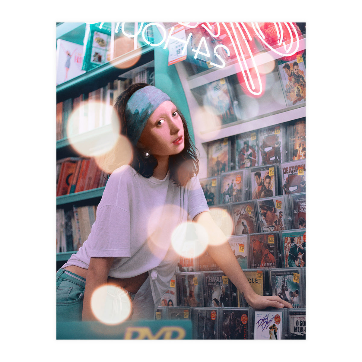 The Girl At The Video Store (Print Only)