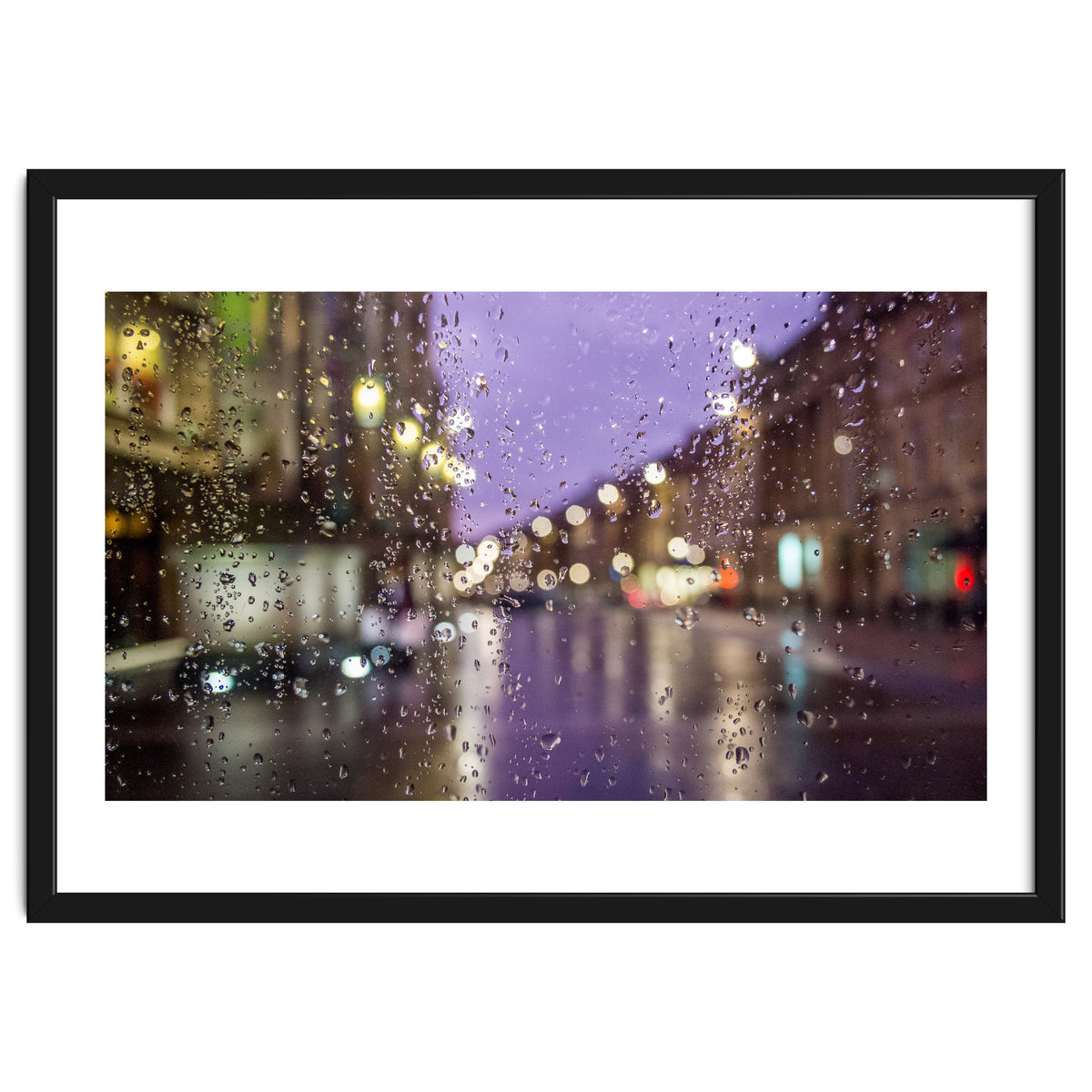 Gray st Newcastle rain