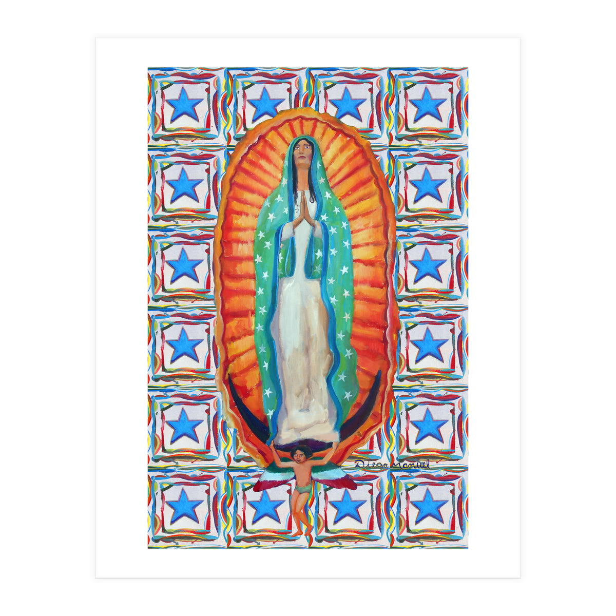 Virgen De Guadalupe 9 (Print Only)