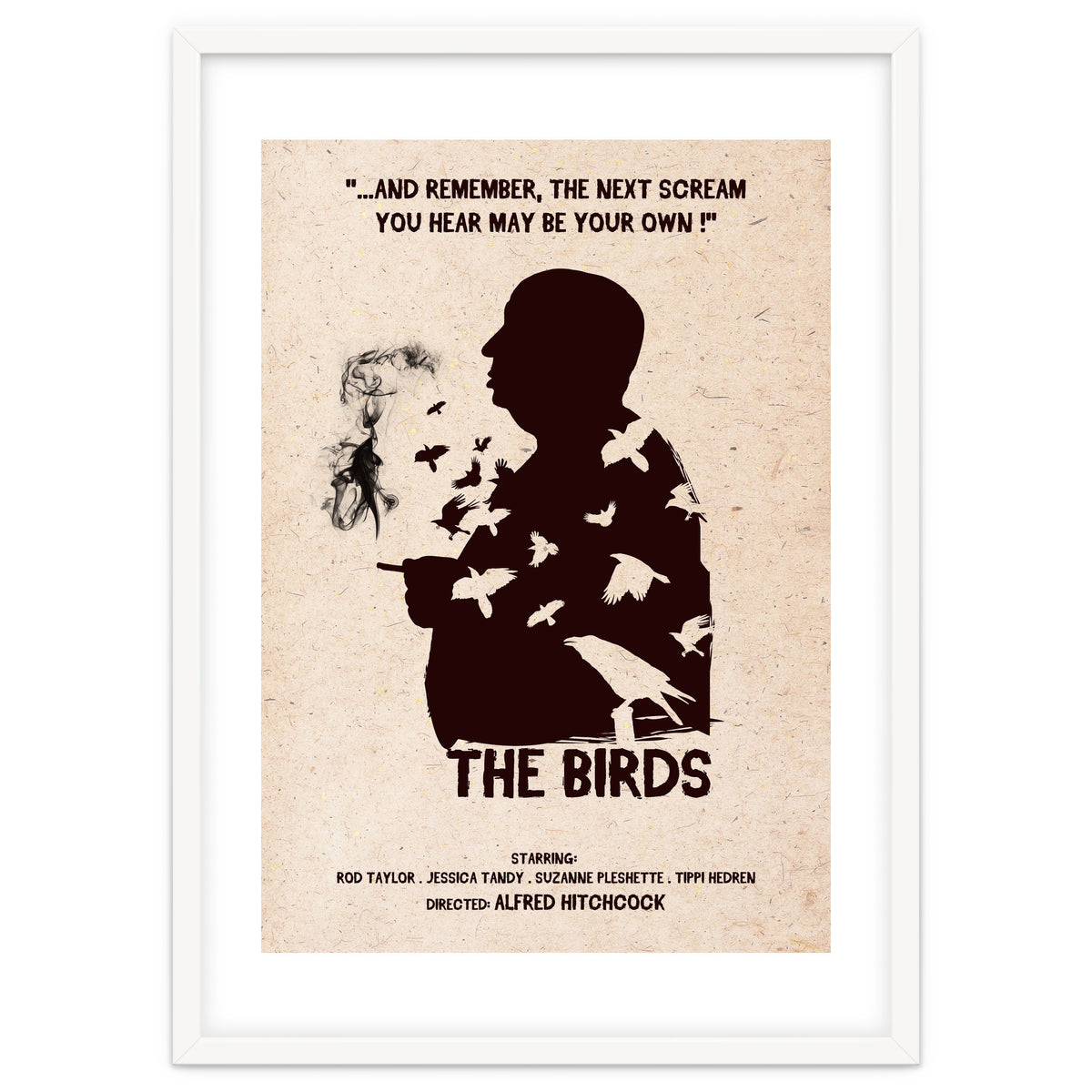 Hitchcock The Birds movie poster