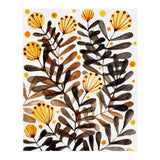 Flowers and foliage - yellow (Print Only) thumbnail