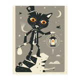 TAROT CARD CAT: THE HERMIT (Print Only) thumbnail