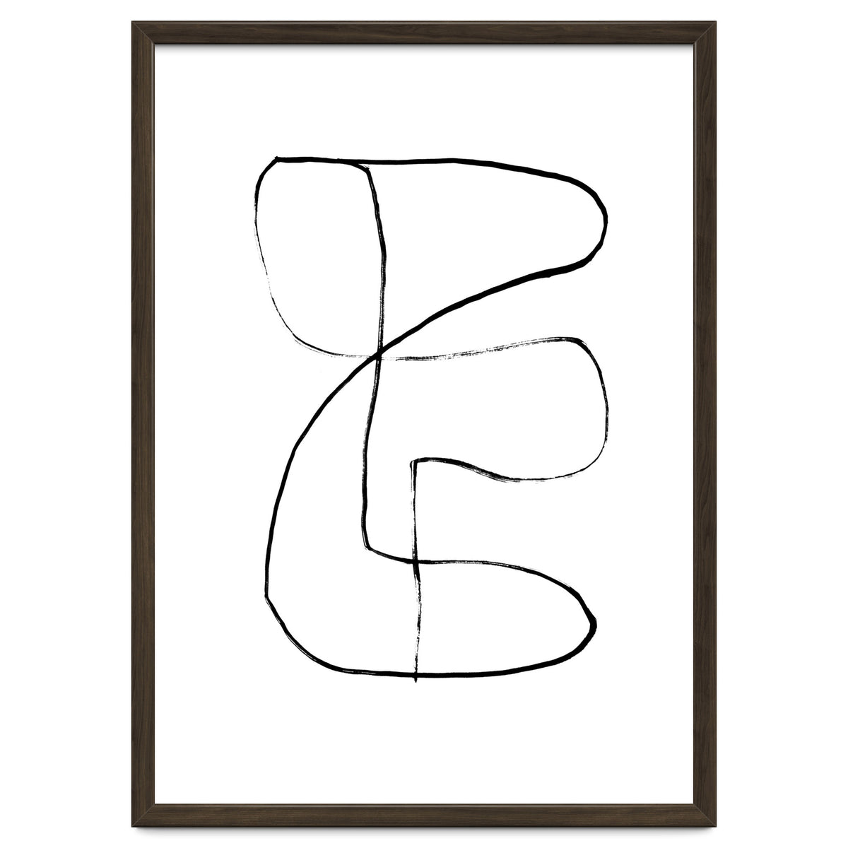 Mid-Century Line Art Print #1