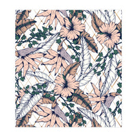Exotic flowering and pattern geometric (Print Only)