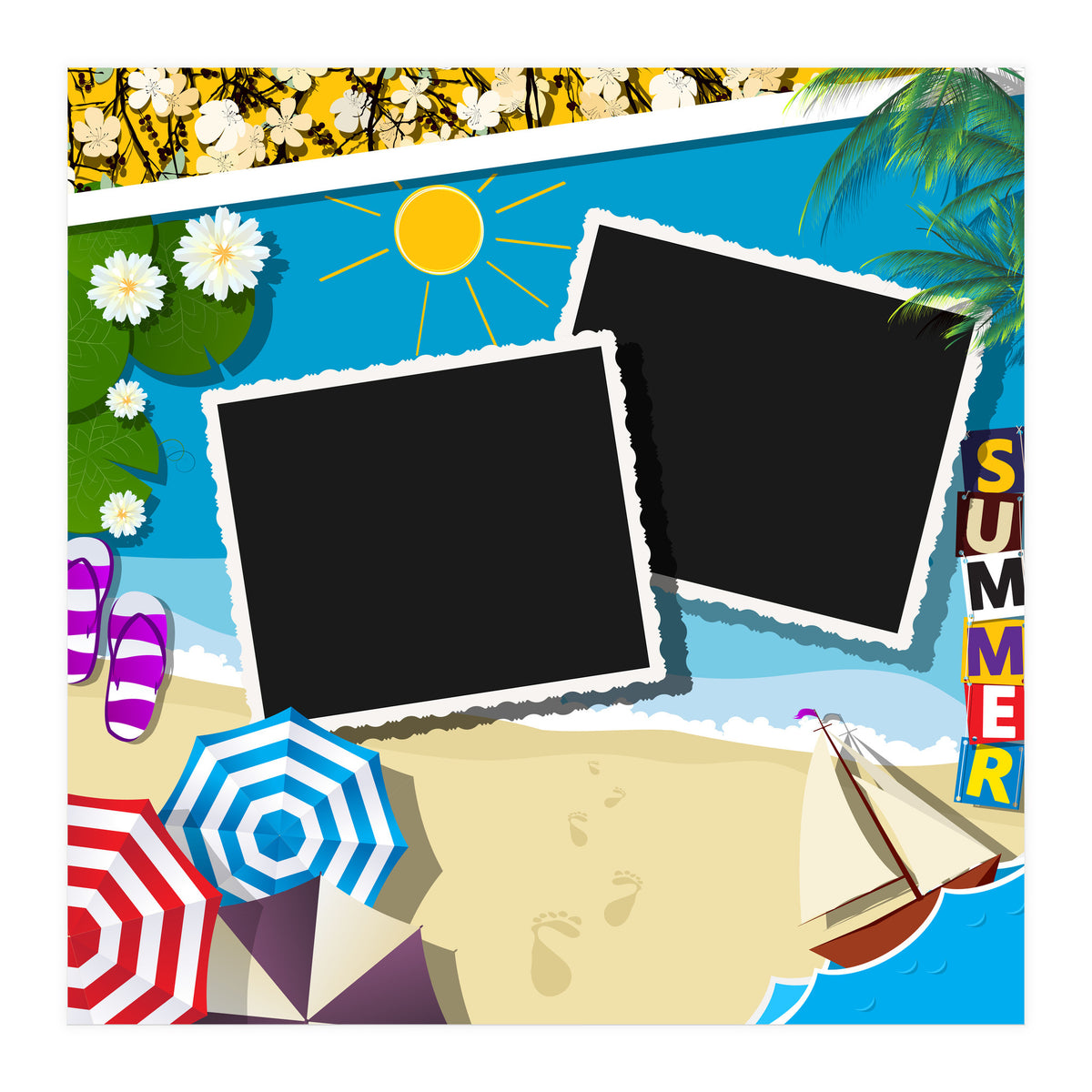 Summer Celebration Collage (Print Only)