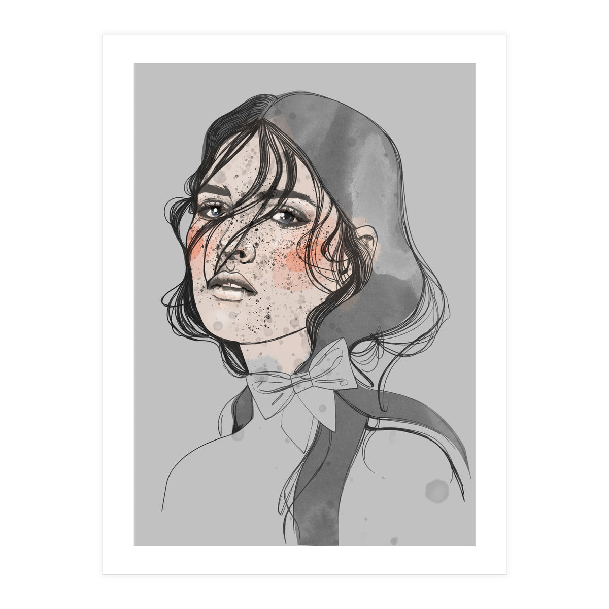 Freckles Grey (Print Only)