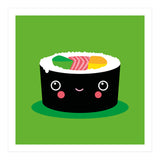Happy Kawaii Sushi Maki (Print Only) thumbnail