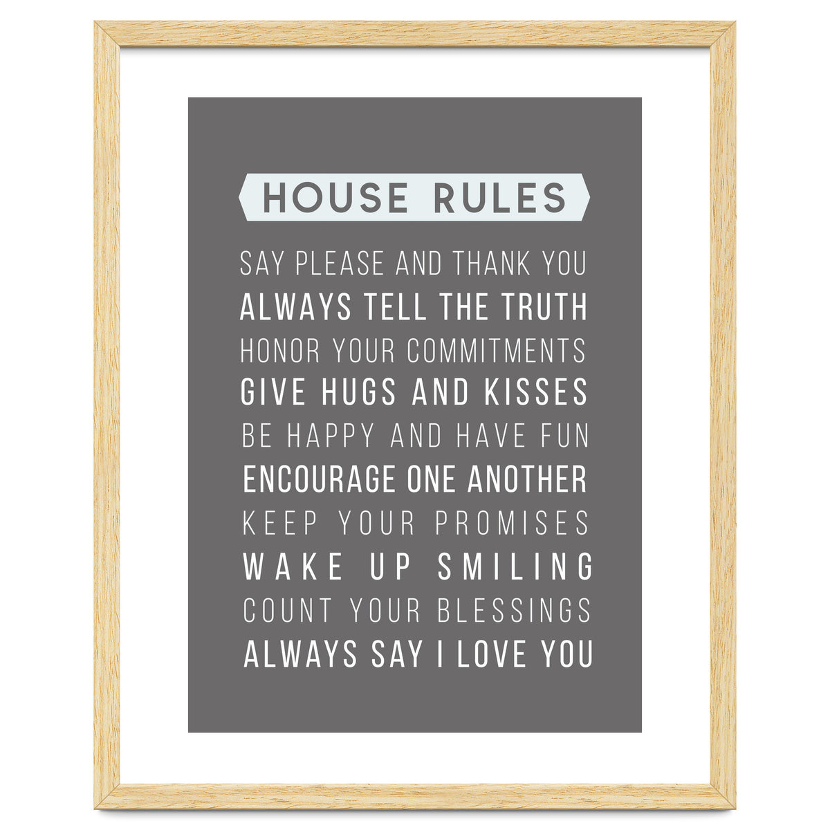 House Rules