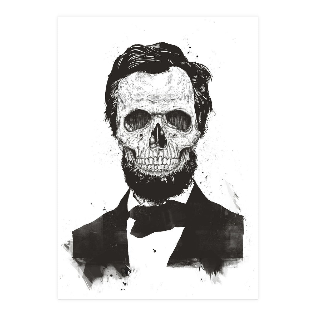 Dead Lincoln Bw (Print Only)