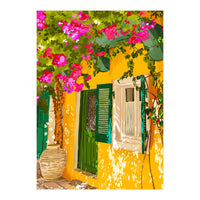 Living in the Sunshine. Always. | Summer Exotic Travel Architecture | Italy Sicily Boho Buildings (Print Only)