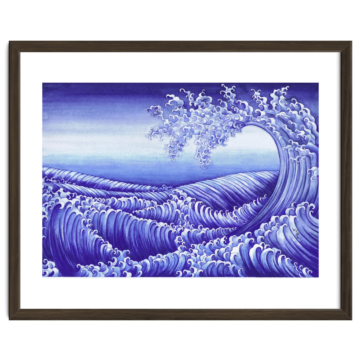 Turbulent Water Triptych part 3