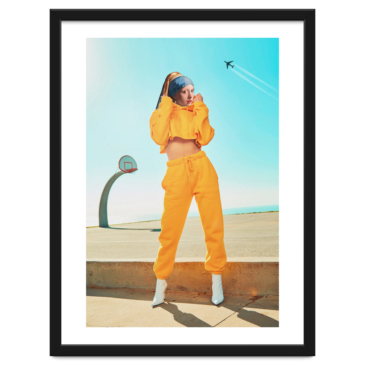 The Girl In Yellow Joggers