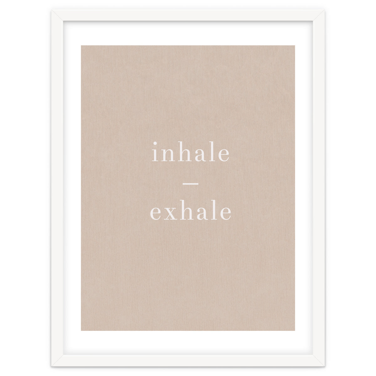 Inhale Exhale Beige Yoga