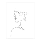 woman side face (Print Only) thumbnail