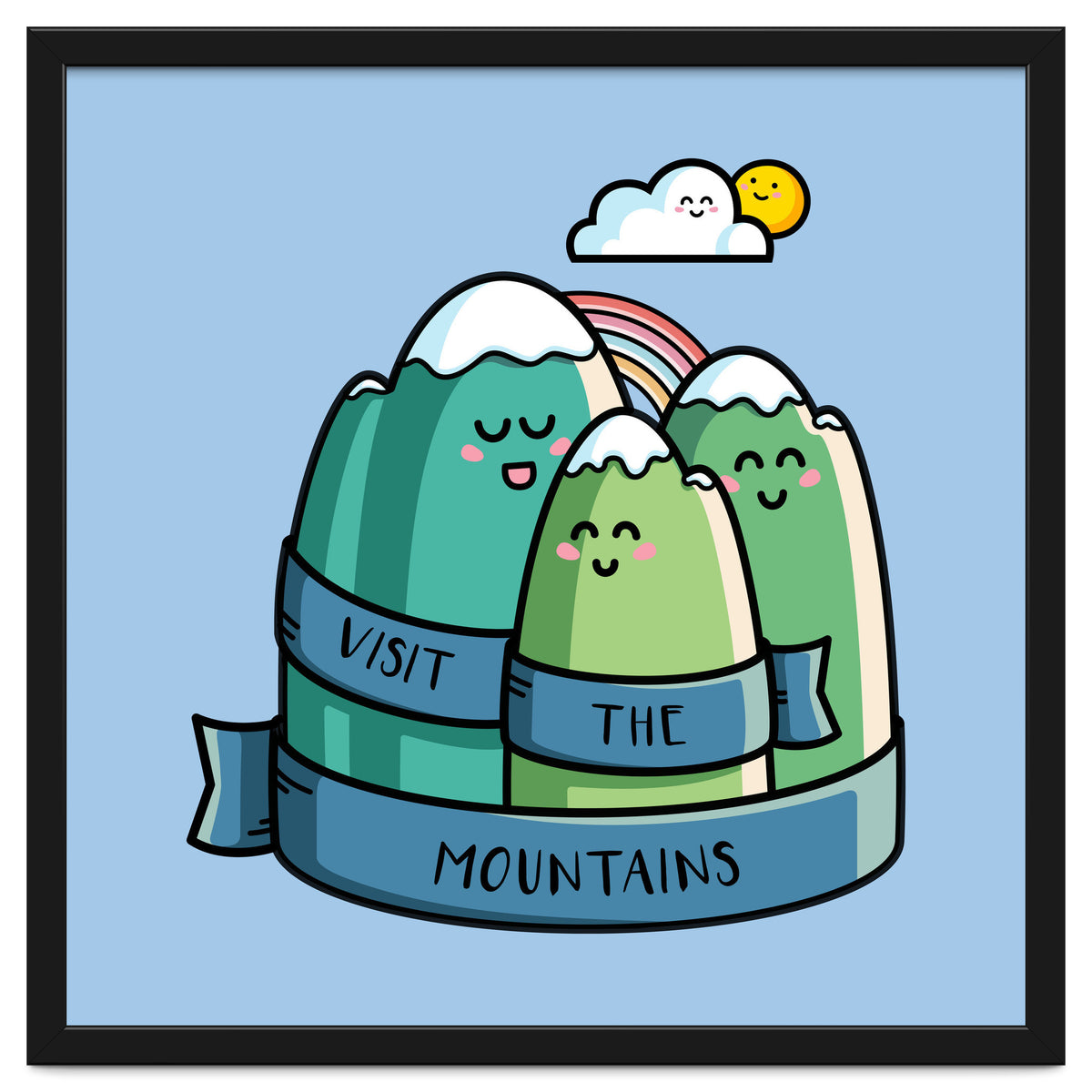 Kawaii Cute Visit the mountains