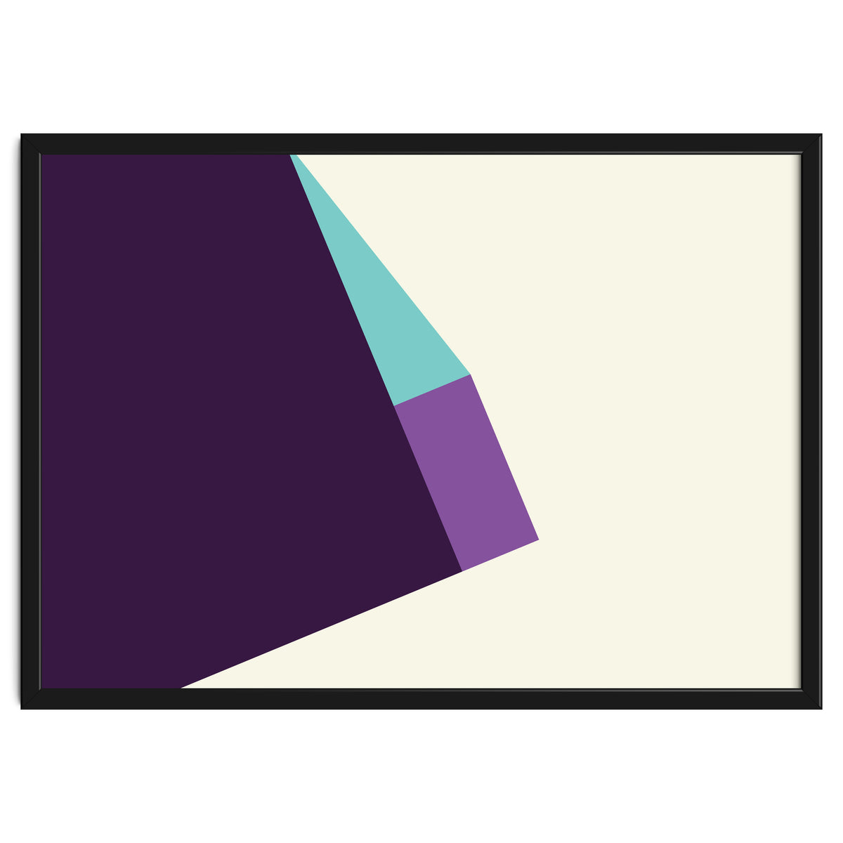 Geometric Shapes No. 42 -  lilac, blue & purple