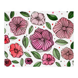 Watercolor And Ink Florals (Print Only) thumbnail