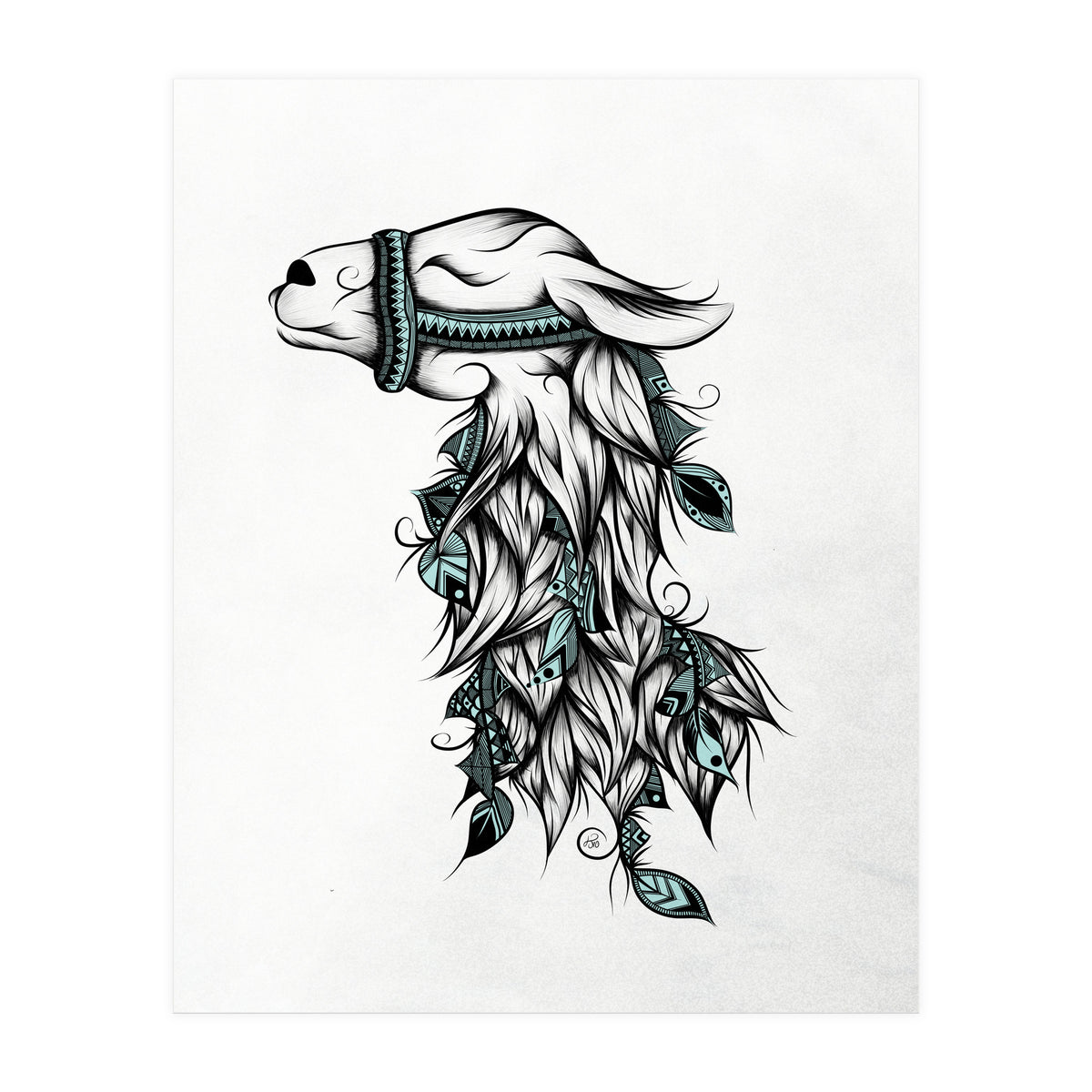 Poetic Llama (Print Only)