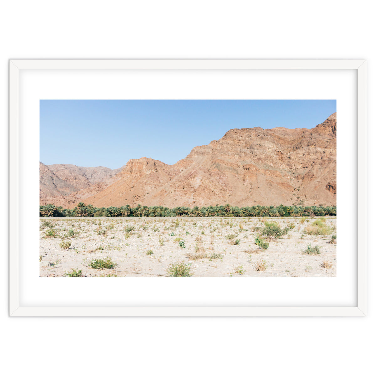 Middle East Desert Road