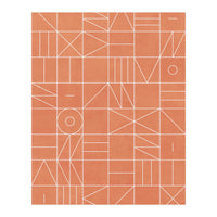 My Favorite Geometric Patterns No.5 - Coral (Print Only)